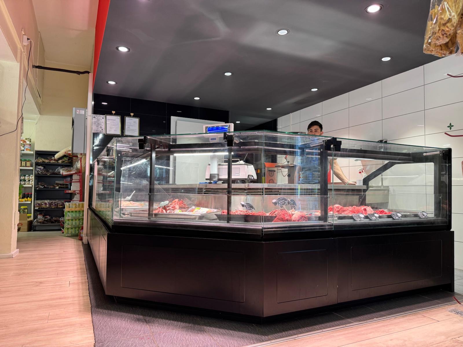 Professional Meat Display Case Installation