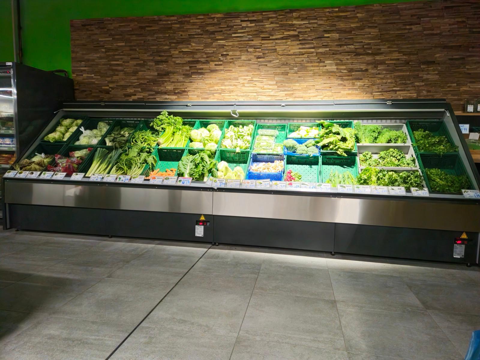Fresh Produce Refrigerated Display Case